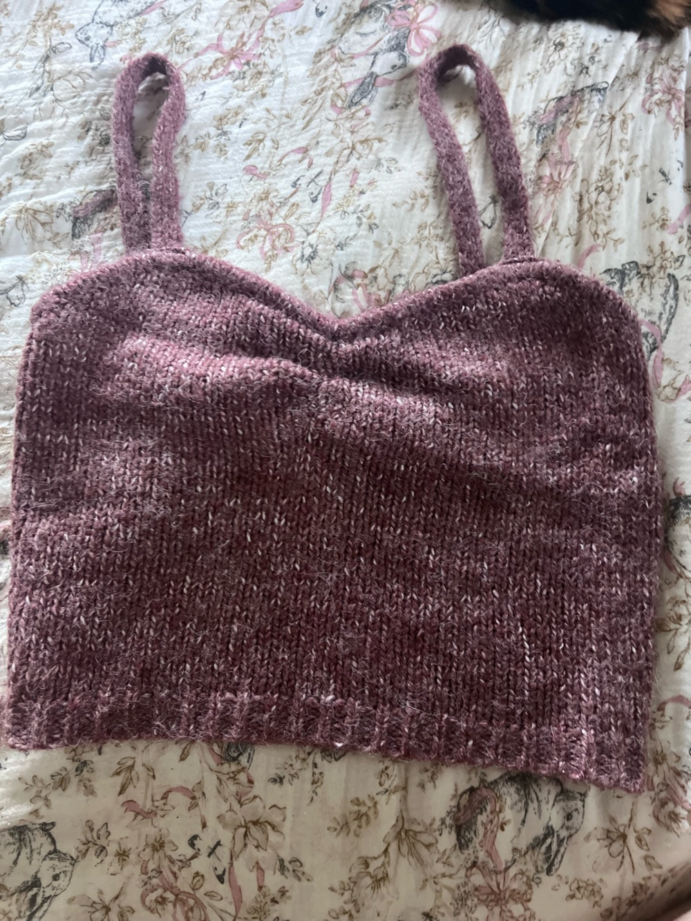 Women's Soft Knit Tank in Dusty Mauve